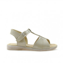 Småbørnssandaler 40c lak beige