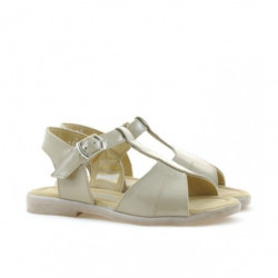 Småbørnssandaler 40c lak beige