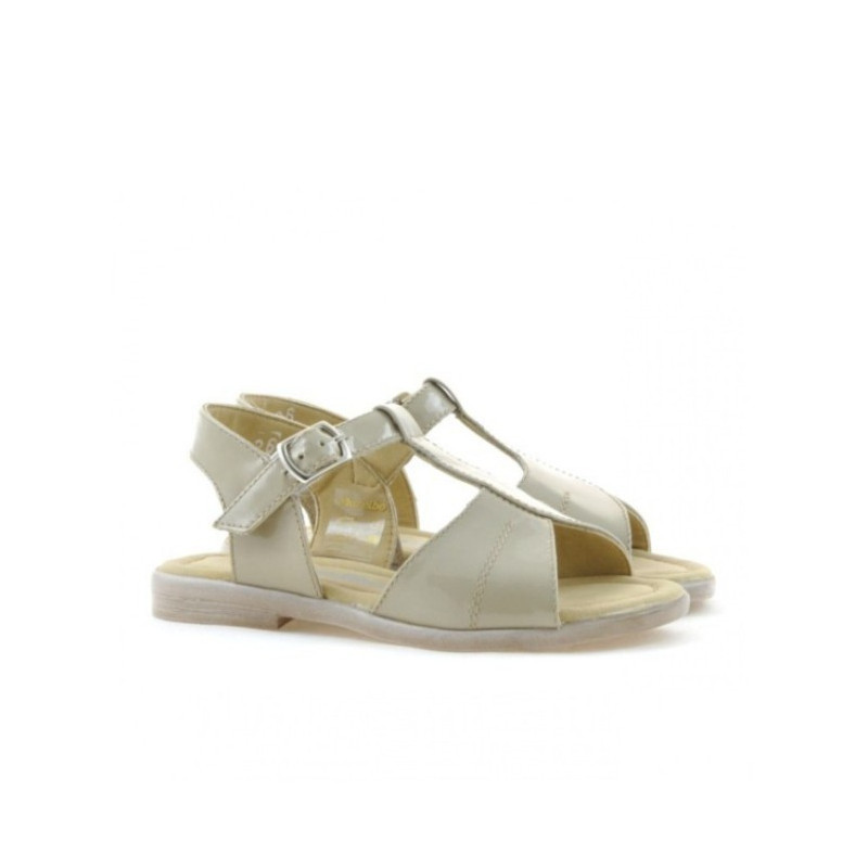 Småbørnssandaler 40c lak beige