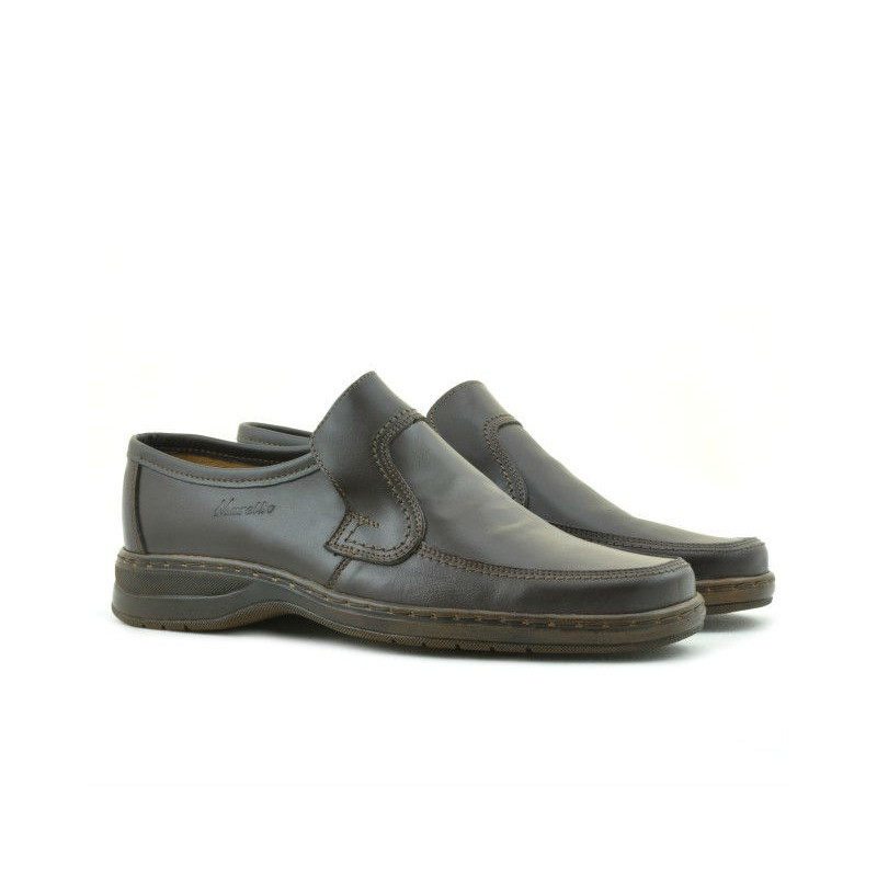 Elegante herresko 969 brun