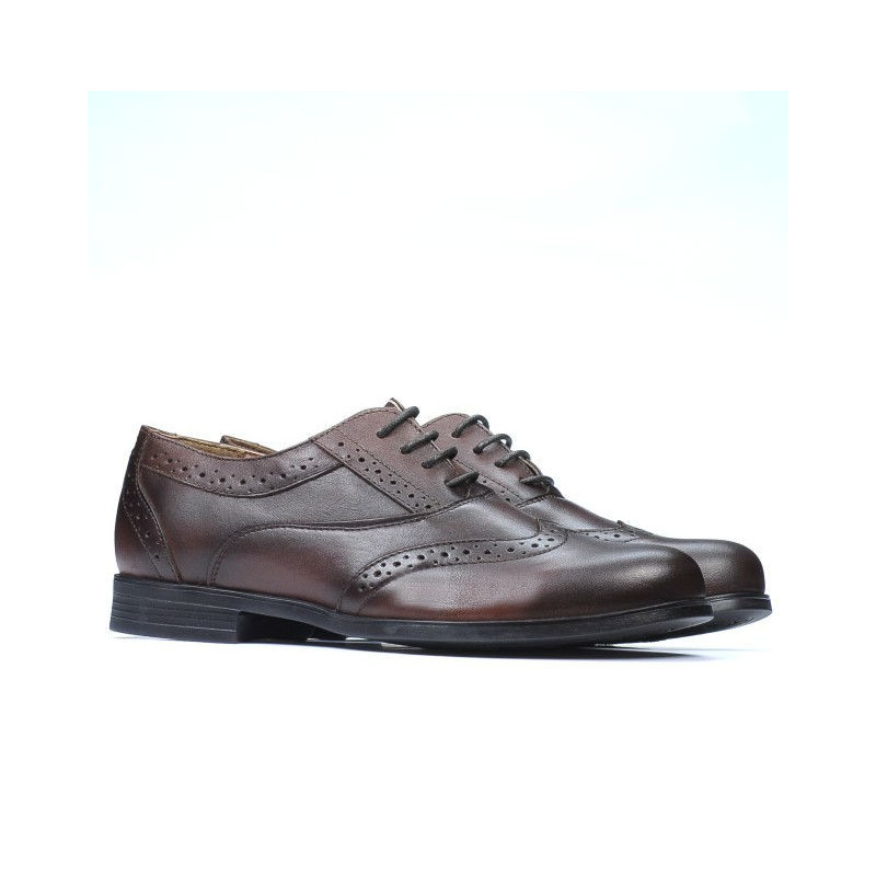Elegante teenagersko 393 a brun
