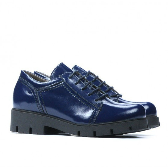 Børnesko 158 lak indigo