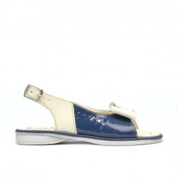Børnesandaler 58c lak indigo+beige