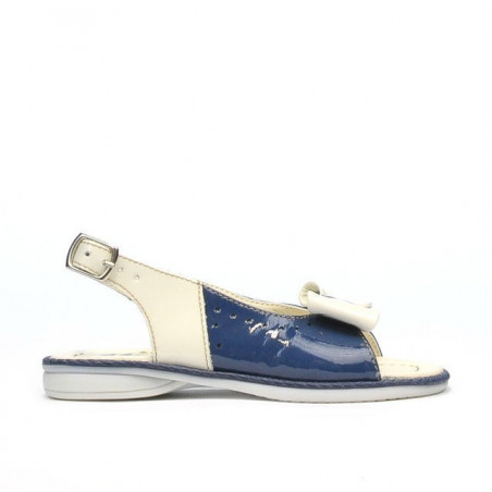 Børnesandaler 58c lak indigo+beige