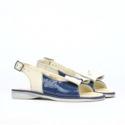 Børnesandaler 58c lak indigo+beige