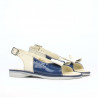Børnesandaler 58c lak indigo+beige