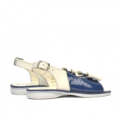 Børnesandaler 58c lak indigo+beige