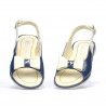 Børnesandaler 58c lak indigo+beige