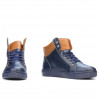 Herre støvler 4103 indigo+brun