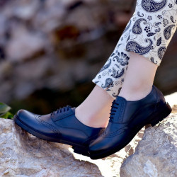 Dame casual sko 683 a indigo