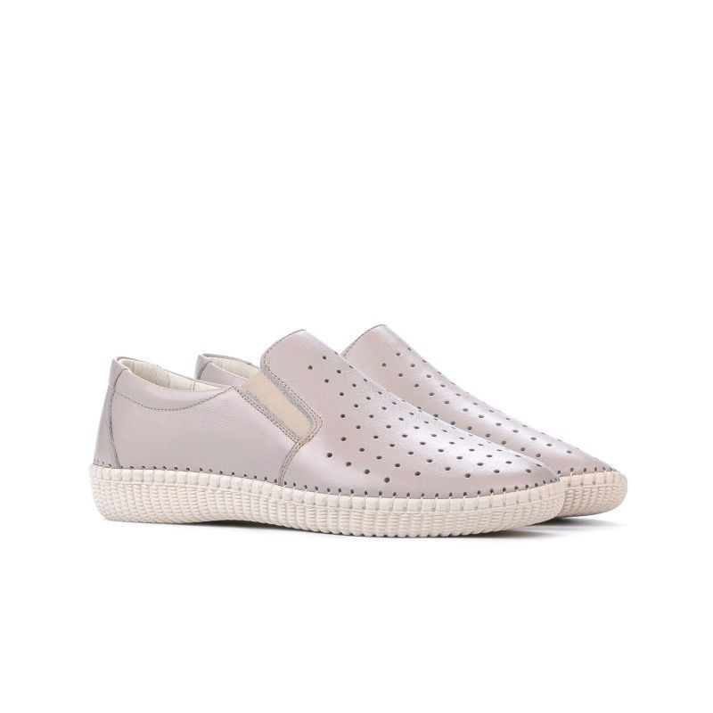 Kvinder/ungdoms mokkasiner 689 beige