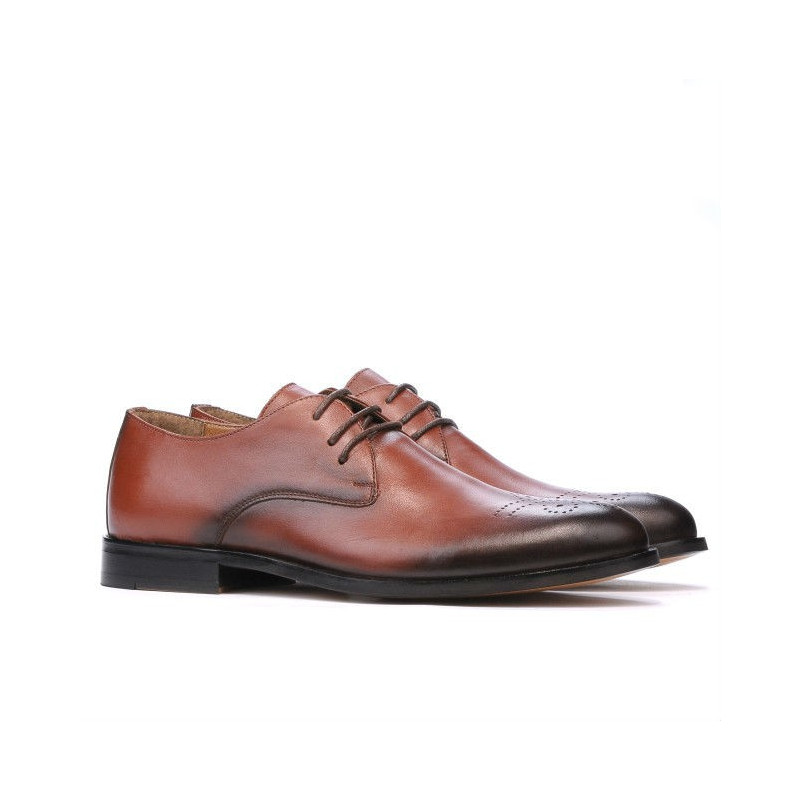 Elegant herresko 878 i cognac