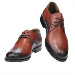 Elegant herresko 878 i cognac