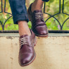 Casual herresko 873 bordeaux