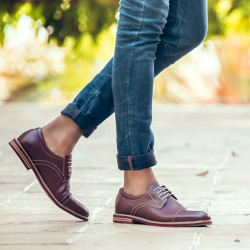 Casual herresko 873 bordeaux