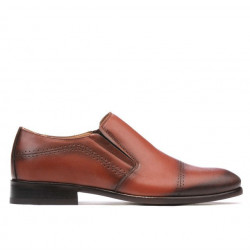 Elegante herresko 877 i cognac