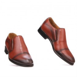 Elegante herresko 877 i cognac