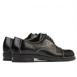 Dame casual sko 696 sort lak