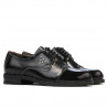 Dame casual sko 696 sort lak