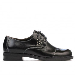 Dame casual sko 696 sort lak