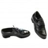 Dame casual sko 696 sort lak