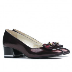 Elegante damesko 1270 lakse bordeaux