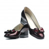 Elegante damesko 1270 lakse bordeaux