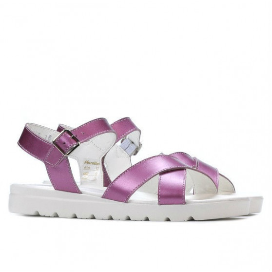 Damesandaler 5049 perlemorsrosa