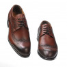Elegante herresko 892m i cognac (store størrelser)