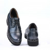 Dame casual sko 6009 antracit perlemor
