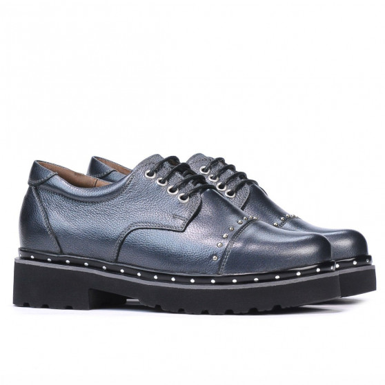 Dame casual sko 6009 antracit perlemor