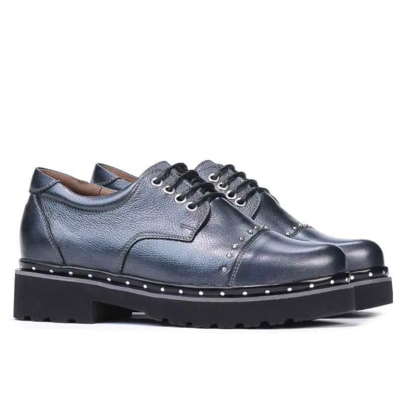Dame casual sko 6009 antracit perlemor