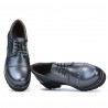 Dame casual sko 6009 antracit perlemor