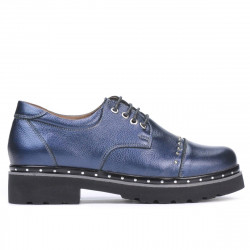 Dame casual sko 6009 indigo perlemor