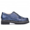 Dame casual sko 6009 indigo perlemor