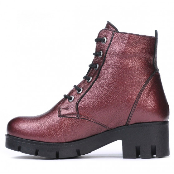 Dame støvler 3307 bordeaux perlemor
