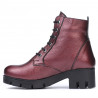 Dame støvler 3307 bordeaux perlemor