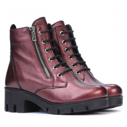 Dame støvler 3307 bordeaux perlemor