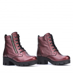 Dame støvler 3307 bordeaux perlemor