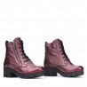 Dame støvler 3307 bordeaux perlemor