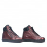 Støvler 3339 bordeaux perlemor