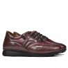 Dame sneakers/casual sko 6005 bordeaux kombineret