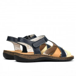 Damesandaler 5046 indigo kombineret