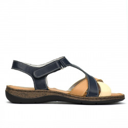 Damesandaler 5046 indigo kombineret