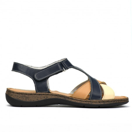Damesandaler 5046 indigo kombineret