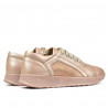 Dame sneakers/casual sko 6010 pudder perlemor kombineret