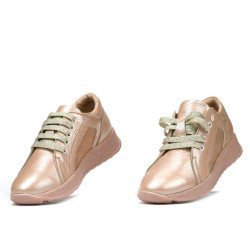 Dame sneakers/casual sko 6010 pudder perlemor kombineret