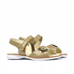 Småbørnssandaler 55c lak beige