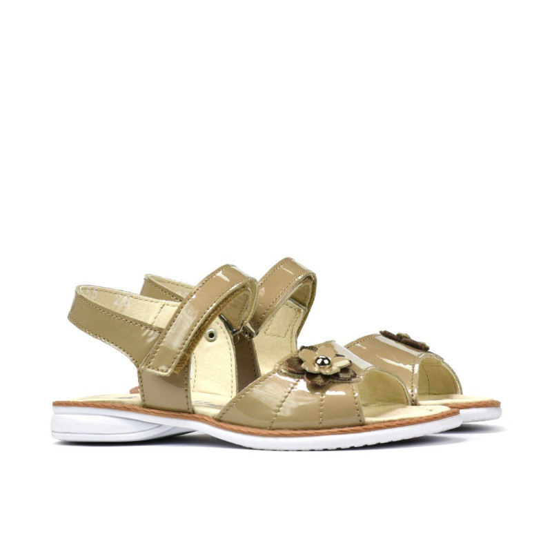 Småbørnssandaler 55c lak beige