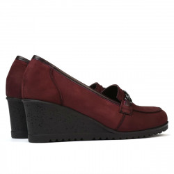 Dame casual sko 6011 bufo bordo
